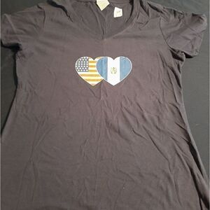 NWT Women's Small USA Guatemala Love T-Shirt